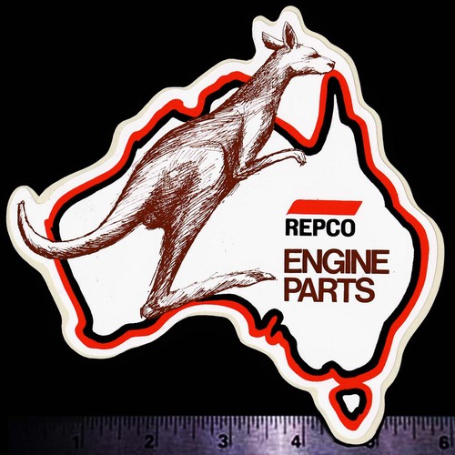 REPCO Engine Parts Original Vintage 1970's Racing Decal/Sticker eBay