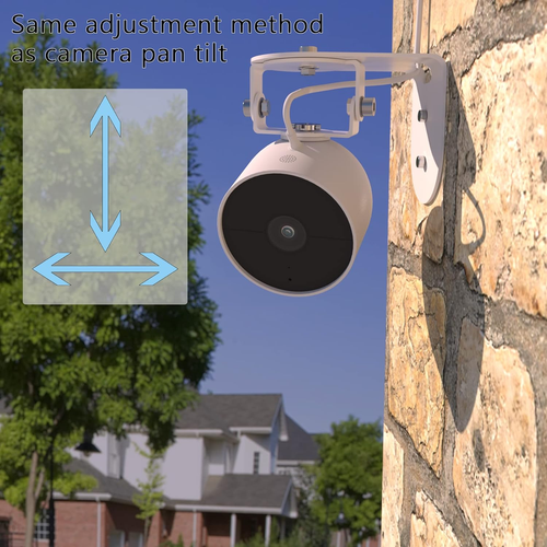 Zwolf Metal Wall Mount Compatible with Google Nest Cam Outdoor Battery 2Nd Gener - Picture 4 of 12