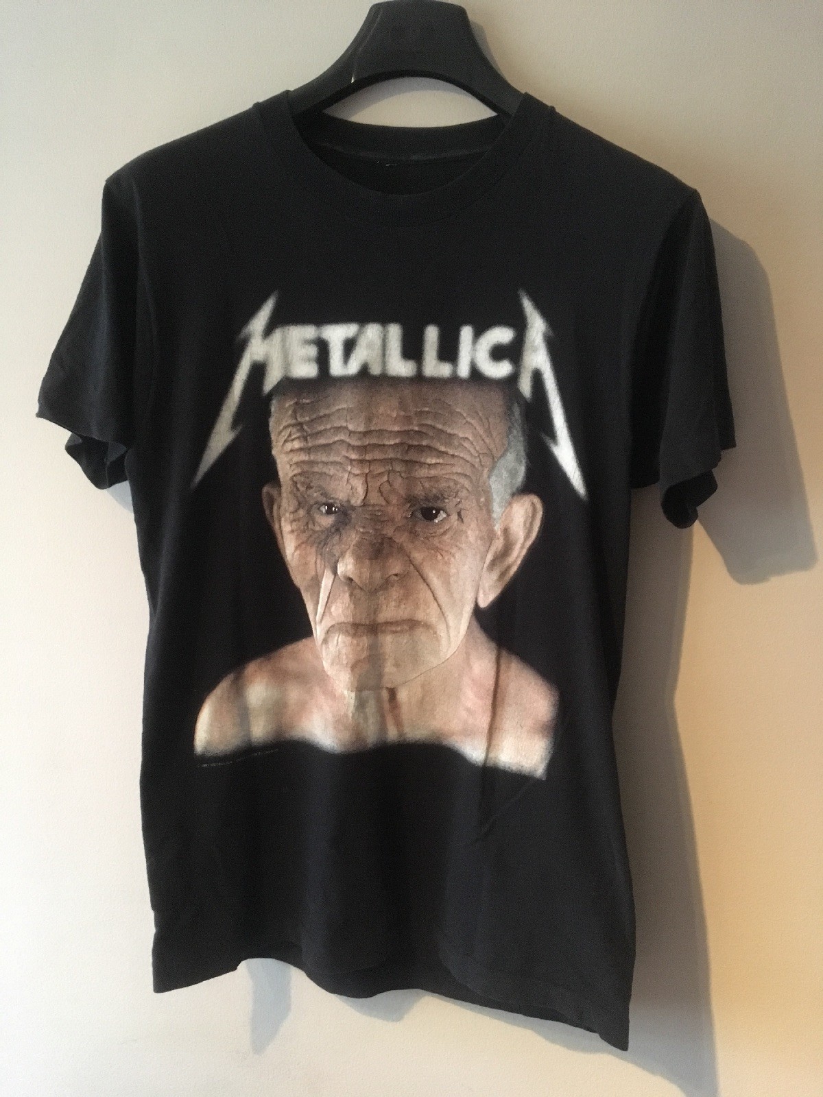 METALLICA ENTER SANDMAN OLD MAN NEVER LAND VINTAGE TOUR SHIRT RARE METALLICA ENTER SANDMAN OLD MAN NEVER LAND VINTAGE TOUR SHIRT RARE