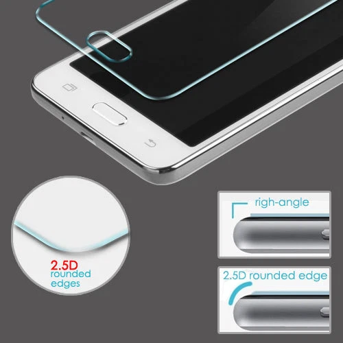 Protector de pantalla de vidrio templado 9H dureza 0,3 mm para Samsung Galaxy On5 G550 Foto 3 de 3