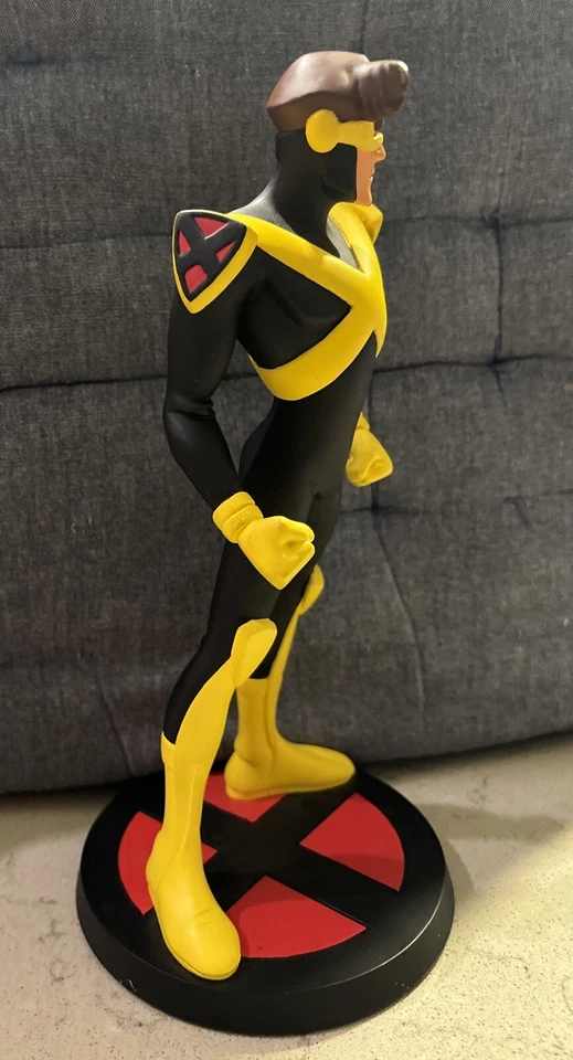 Cyclops MAQUETTE 雕像 X-MEN EVOLUTIONS 硬英雄漫威漫画 1443/2500 无盒 — 第 4/4 张图片