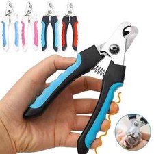 LARGE Pet Nail Clippers Dog Grooming Trimmer With Guard Cat Animal Claw UK