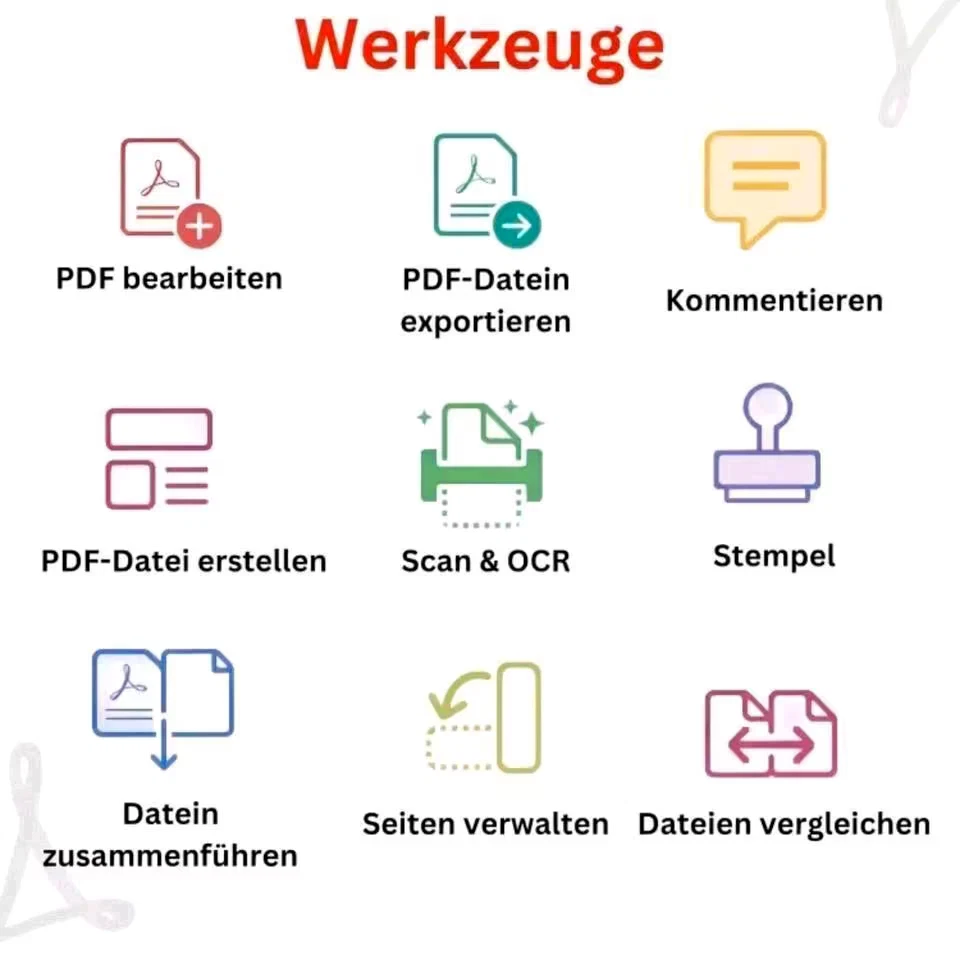 Acrobat Pro 2024 PDF Vollversion Dauerlizenz Lebenslang Deutsch Lizenz DVD macOS - Bild 2 von 3