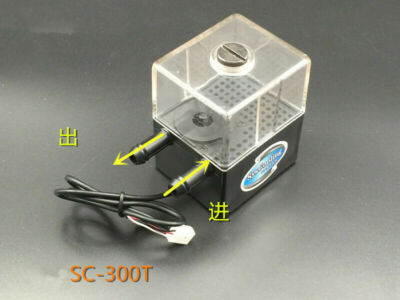 12V DC ultra-quiet ceramic bearing pump&pump tank waterCooling System kit SC300T