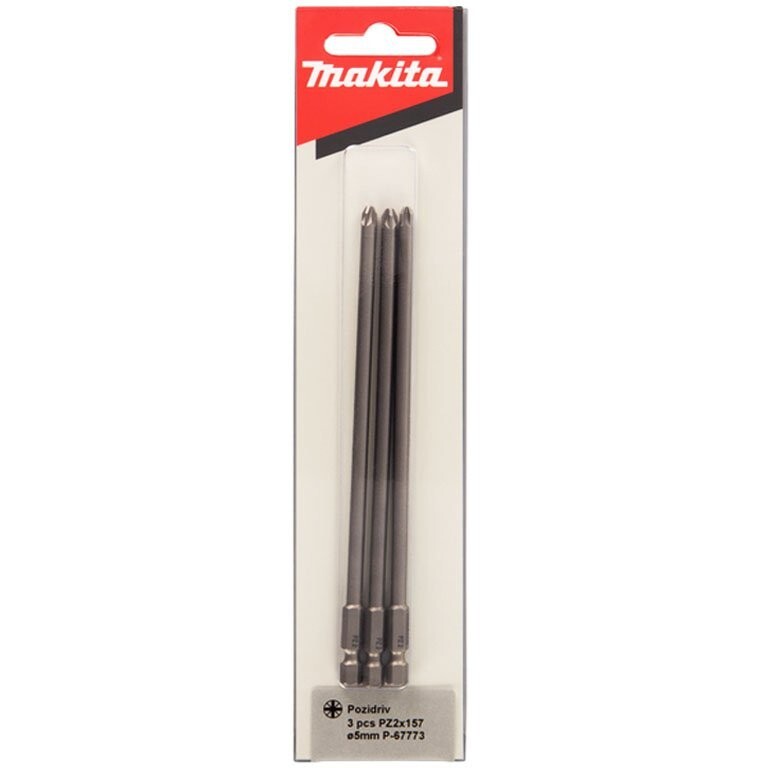 5 x Makita Loose 157mm Autofeed Screwdriver Bits PZ2 BFR550 DFR550 6843 - Image 3