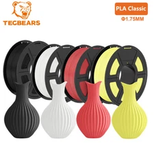 TECBEARS 4kg PLA Classic 3D Printer Filament High Speed 600mm/s 1.75mm Knot-Free