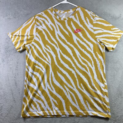 Nike Shirt With Cheetah Print Nike Shirt Adult XL Tiger Strip