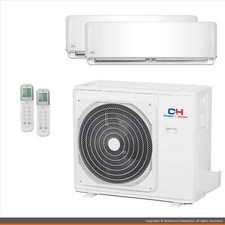 Cooper & Hunter Mini Split Air Conditioner Heat Pump 2 Zone 18000 24000 Btu