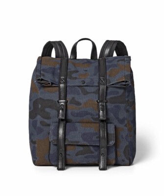 Phillip Lim Limited Edition Collab With Target Camo Backpack with Black Straps 3.1 Phillip Lim for Target: Camo Print Backpack *NWT* Blue  main image 3