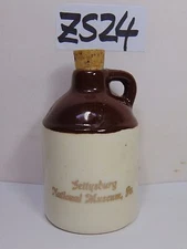 VINTAGE GETTYSBURG MUSEUM SOUVENIR PA. MINI CROCK POTTERY WHISKEY JUG RARE 