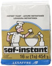 Saf Instant Gold Yeast 1 Pound Pack for Sweet Dough High Sugar Content Baking