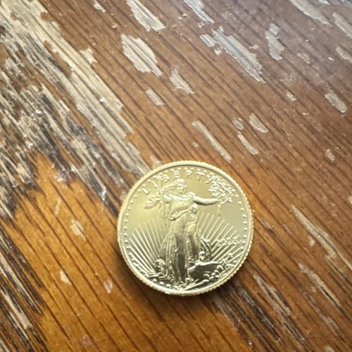 U.S. Mint 2023 American Eagle Gold Coin 1/10 oz Lady Liberty & Eagle Design