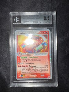 Charizard Ex Ita 105/112 Fire Red Green Leaf Bgs 8.5 Pokemon 