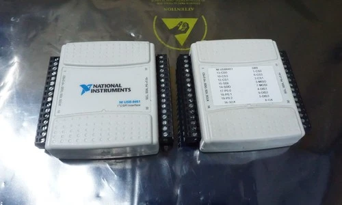Lot of 2 National Instruments NI USB-8451 USB I2C SPI Interface Adapters