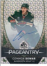 2023-24 Upper Deck SP Authentic Pageantry Auto #P-12 Connor Dewar Wild