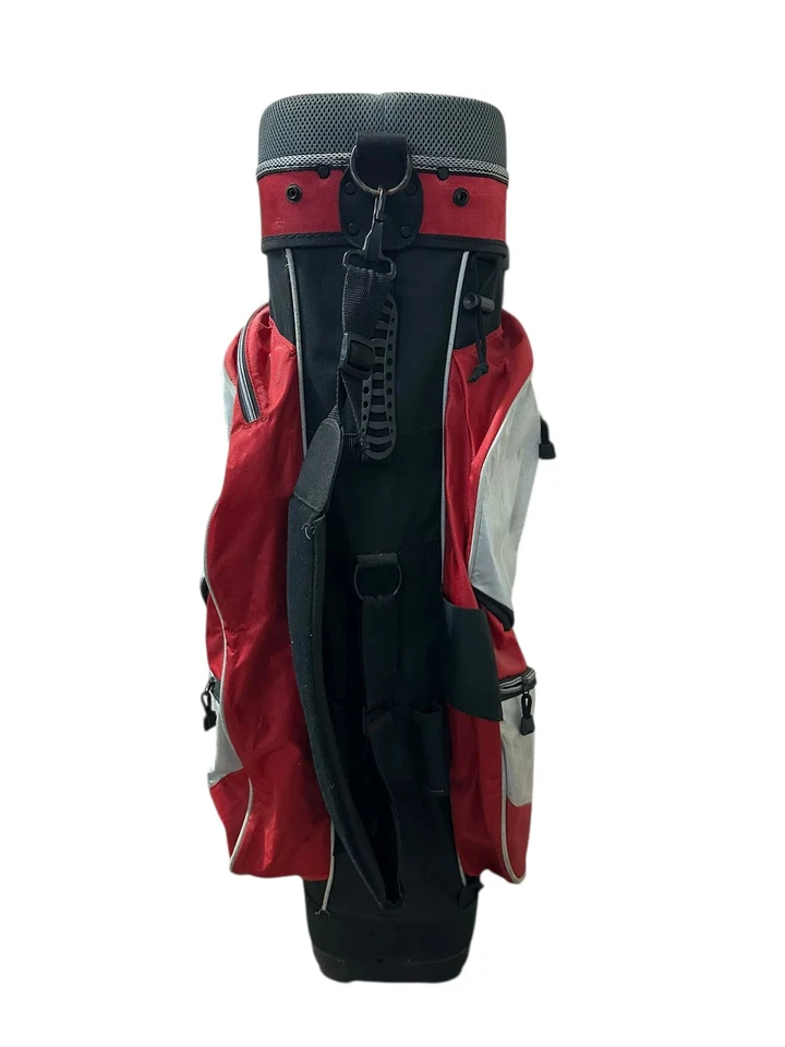 Bolsa de carro Oryx divisor de 8 vías 8 bolsillos correa asa rojo/gris Foto 3 de 4