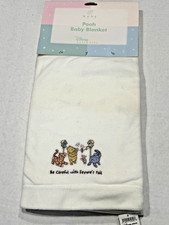 Disney Exclusive Winnie the Pooh and Friends Reversible Baby Blanket NWT 