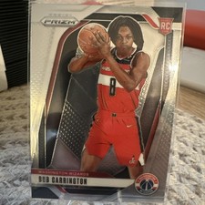 2024-25 Panini Prizm #244 Bub Carrington Prizms Silver Rookie RC Wizards