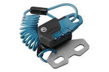 TANAX Motorcycle Anti-Theft Helmet Wire Lock Handlebar Clamp Mount Coil Saxe