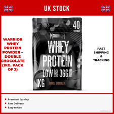 Warrior Whey Protein Powder – Double Chocolate (1kg, Pack of 2) 23.50 per kilo