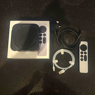 Apple TV 4K 32GB 2nd Gen 4K HDR 2160p tvOS with Siri Remote & Power Cable