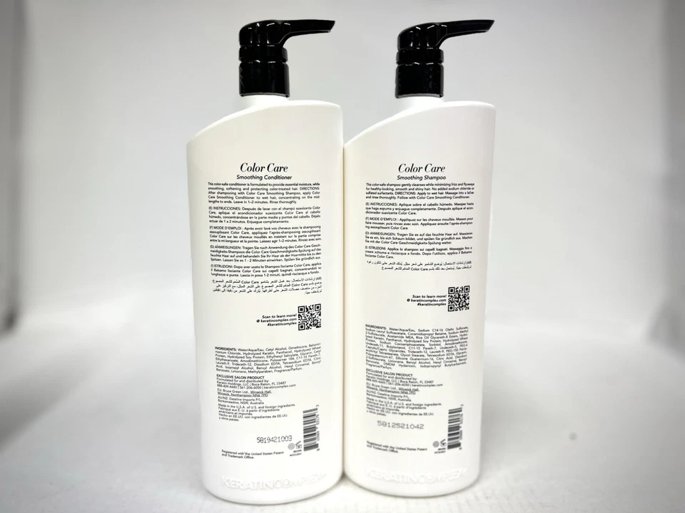 Keratin Complex Color Safe Shampoo & Conditioner 33.8oz DUO NEW Free Shipping! - Image 3 of 4