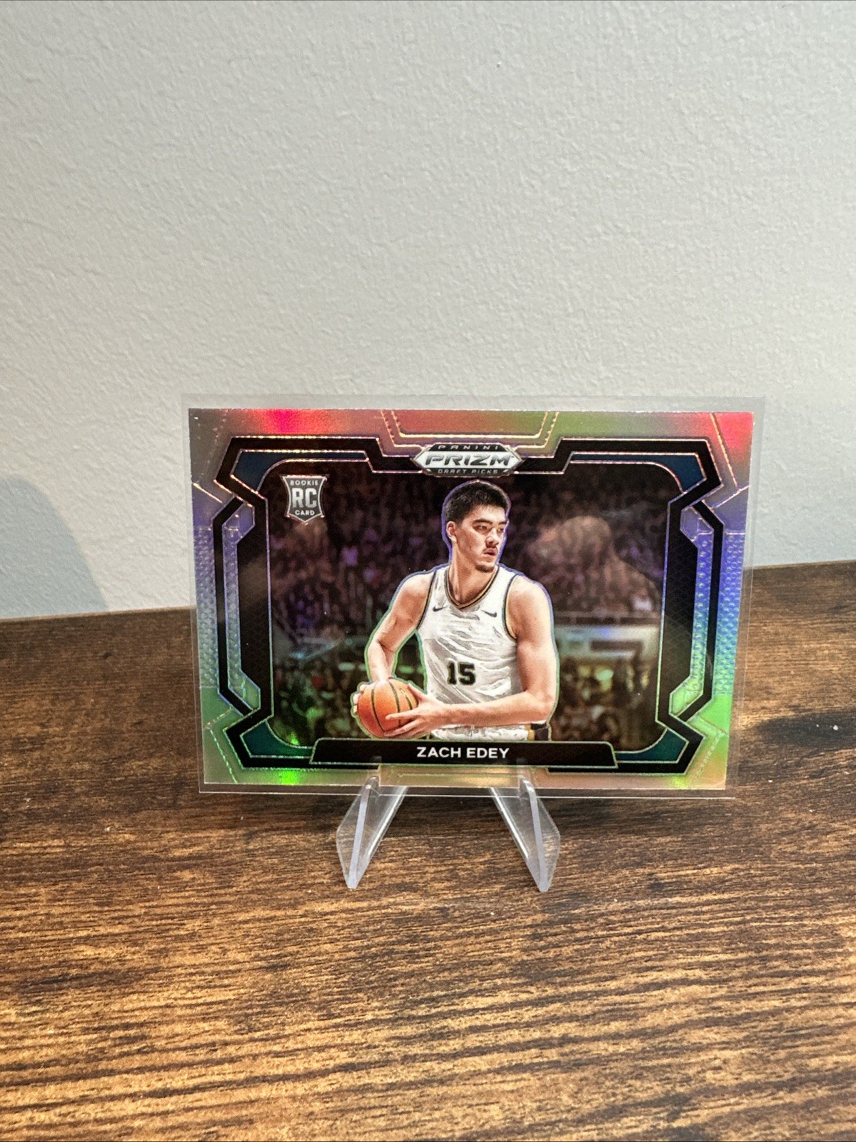 2024 Panini Prizm Draft Picks Silver Prizm Zach Edey Rookie Variation RC #1