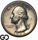 1932-S Washington Quarter *Significant Key Date* Choice AU++/Unc 1st Year Issue