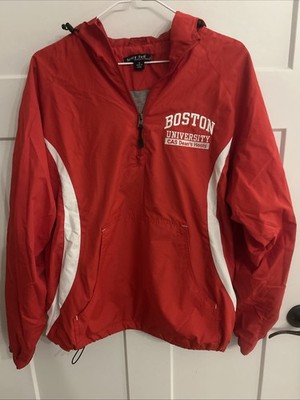 Vintage Boston University Sport-Tek CAS Dean's Hosts Windbreaker Jacket Unisex M