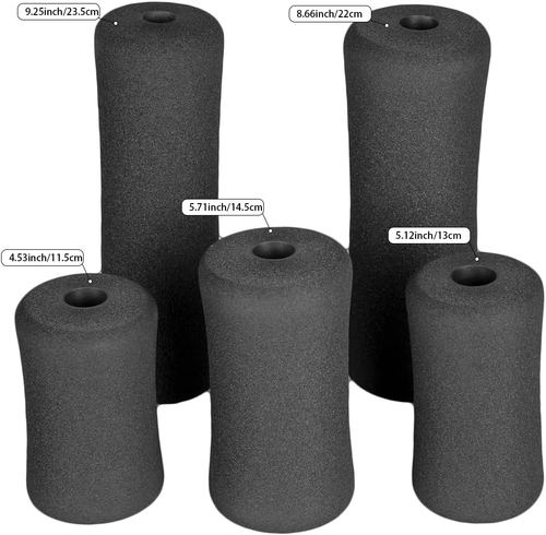 Sponge Foam Foot Pad Roller Pair, Used for Replacing Gym Exercise Equipment, Sui - Picture 8 of 12