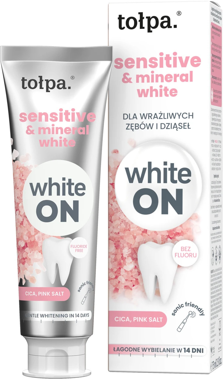 Tołpa Sensitive & Mineral White Toothpaste Gentle Whitening 75ml
