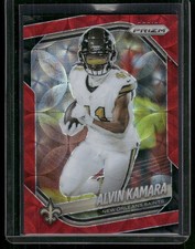 2025 Panini Prizm #190 Alvin Kamara Choice Red #/20