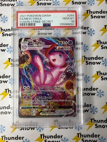 Mew Vmax Fusion Strike Secret #269 2021 Pokemon PSA 10