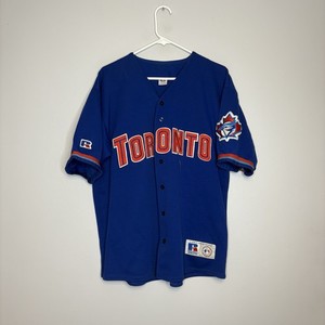 Maillot de baseball vintage années 80 Mets Russell athlétique jeunesse