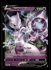 2022 Sword & Shield - Pokémon GO Mewtwo V Basic/Rare Holo V #30 on eBay
