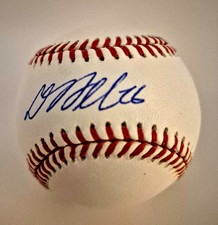 D.J. LEMAHIEU SIGNED AUTOGRAPHED MLB BASEBALL PSA COA NY YANKEES CUBS, ROCKIES A