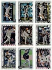 Devin Williams Jazz Chisholm Jr 2025 Topps Chrome 9 Cards Lots [jiang65