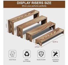 Wooden Display Risers Set Of 4