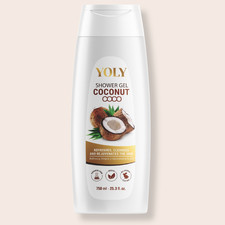 Yoly Coconut Shower Gel – Nourishing & Refreshing Cleanse, 25.3 fl oz 0.56 per gallon