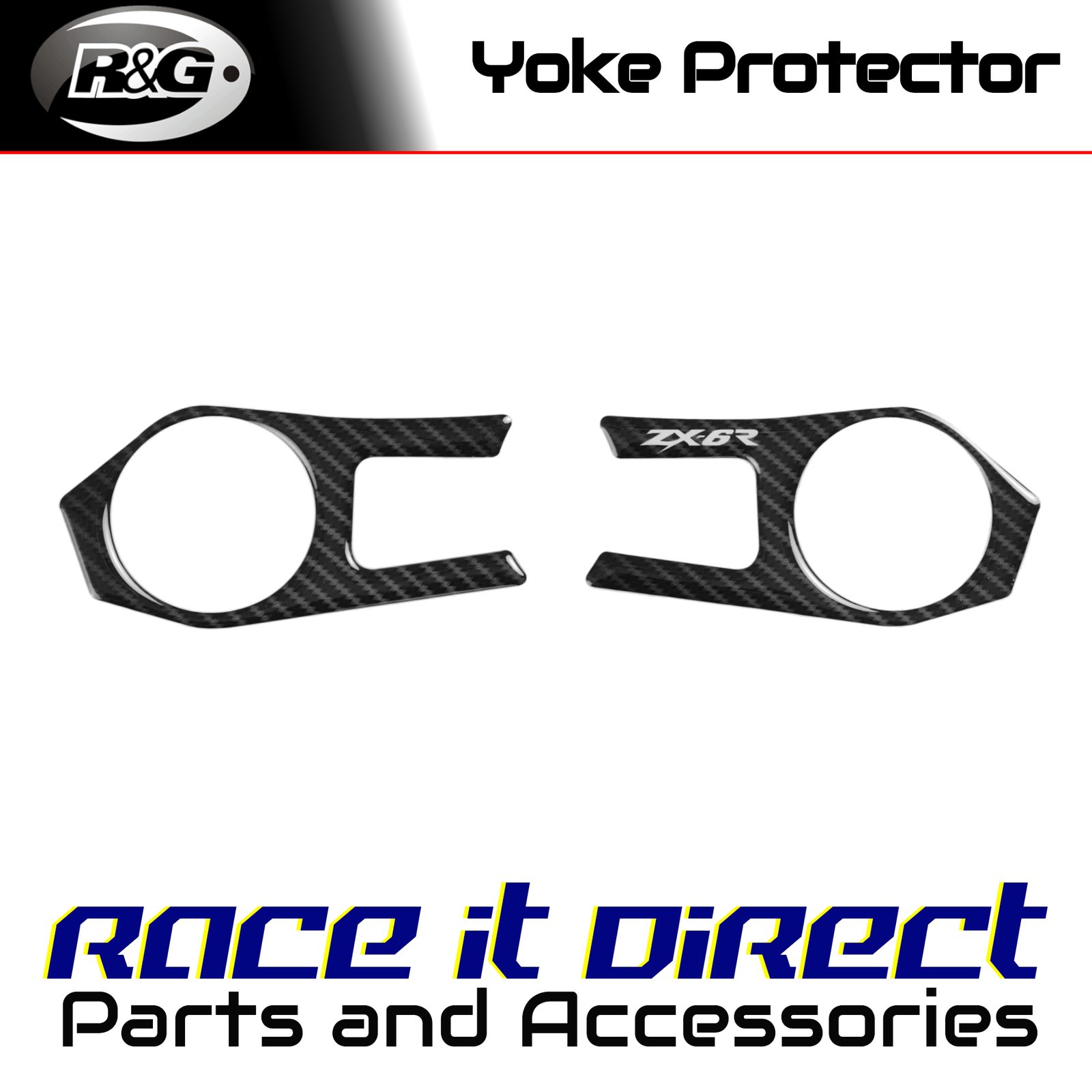 RD-YK13CF Red Dynamic Carbon Fibre Yoke Pad R&G