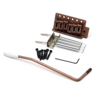 6 Strings Electric Guitar Tremolo Bridge for FD Strat Squier Guitar Red Copper