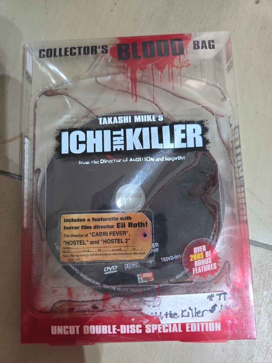 Ichi the Killer (DVD, 2007, 2-Disc Set, Collectors Blood Bag Uncut