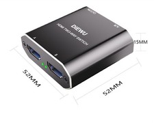 HDMI-Compatible 4K60Hz HD Splitter 1 Input 2 Output Bidirectional Switcher