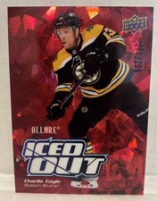 Charlie Coyle 011/299 Iced Out Red 2022-23 UD Allure Hockey NHL Card