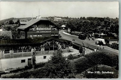 13990307 - Wien Gasthaus zur Himmelmutter Schafberg Omnibus Hernals 1961