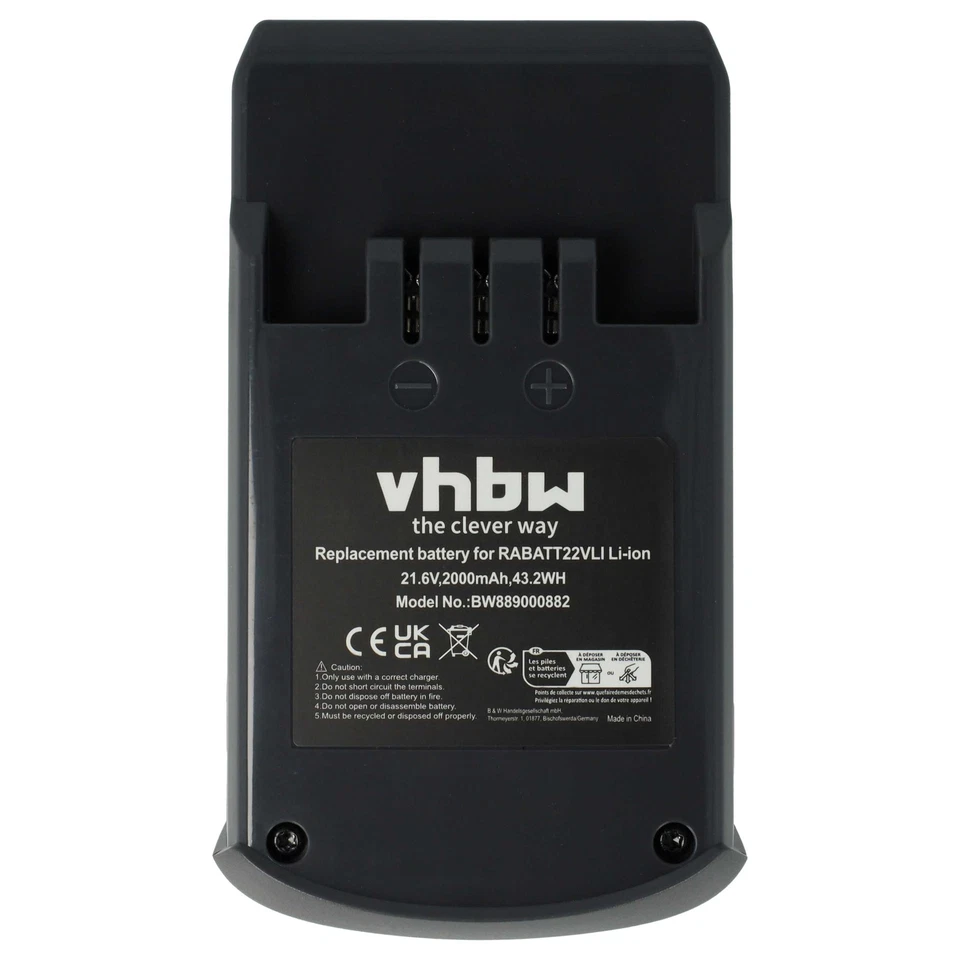 Akku für Hoover Rhapsody RA22ALG 011 RA22ALG011 RA22HCG 011 2000mAh 21,6V - Bild 3 von 4