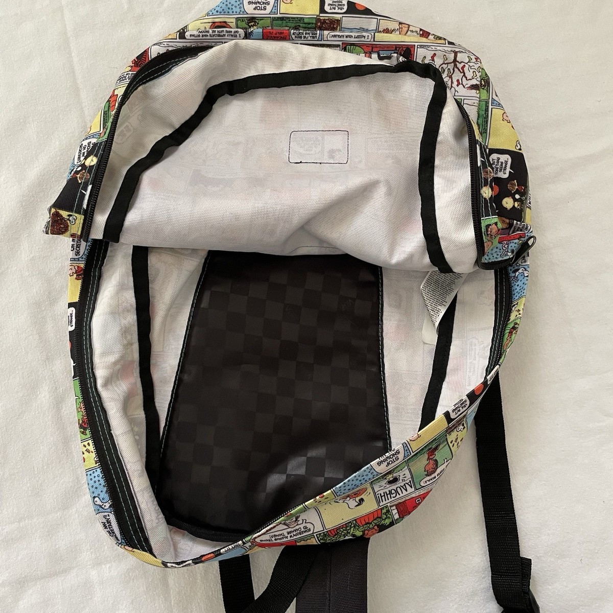 Vans x Peanuts Backpack Comic Strip Print Vans x Peanuts New Collection Are Iconic Charles M. Schulz main image 2
