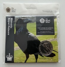 2019 Tower of London Collection £5 Legend of the Ravens BUNC in Royal Mint pack
