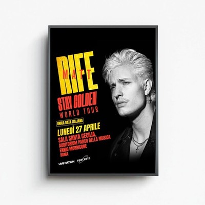 Custom Matt Rife Stay Golden World Tour 2026 Poster