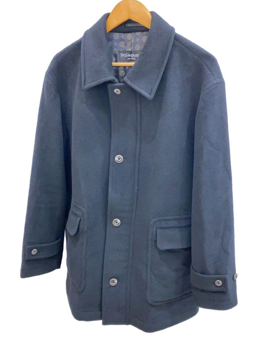 YVES SAINT LAURENT altro cappotto S lana nero tinta unita 015 5 CO SC BW 0003